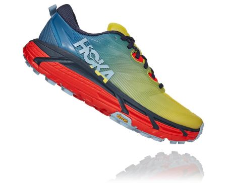 Hoka One One Mafate Speed 3 - Bocanci Munte Barbati Albastri | RO-JlGTHFf